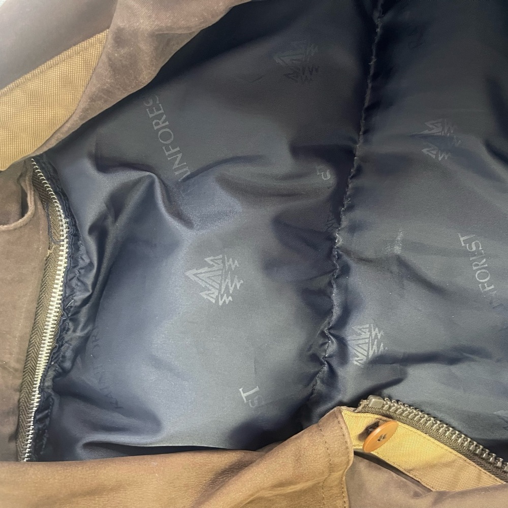 Rainforest Men's Brown Down Feather Jacket - image 7